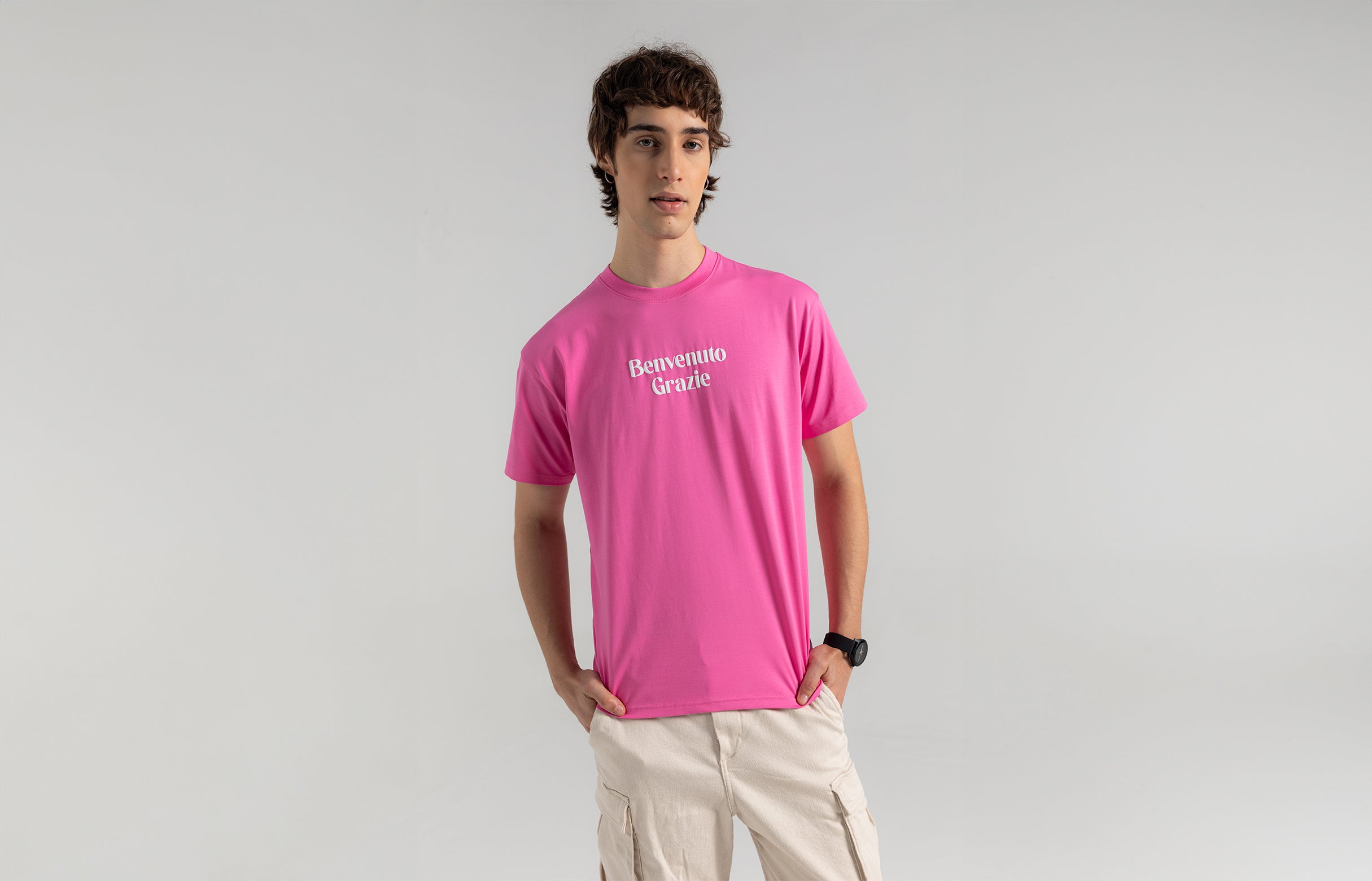 Pink Puff T-shirt - Boxy Fit